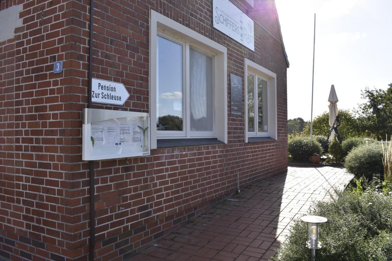 Pension Zur Schleuse Garni Am Elbe Luebeck - Kanal In Witzeeze Buitenkant foto